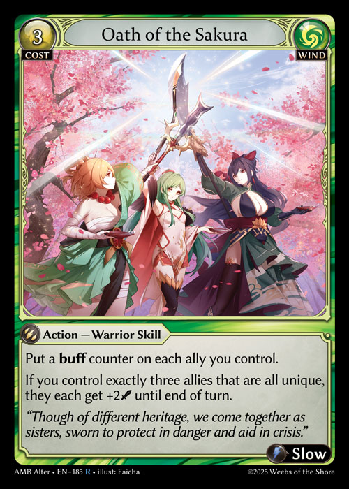[Wind] Oath of the Sakura [AL-AMB185-R]
