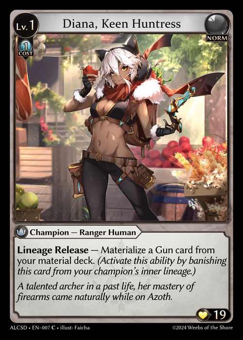 [Norm] Diana, Keen Huntress [ALCSD007-C]