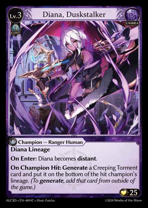 [Umbra] Diana, Duskstalker [ALCSD009-C]