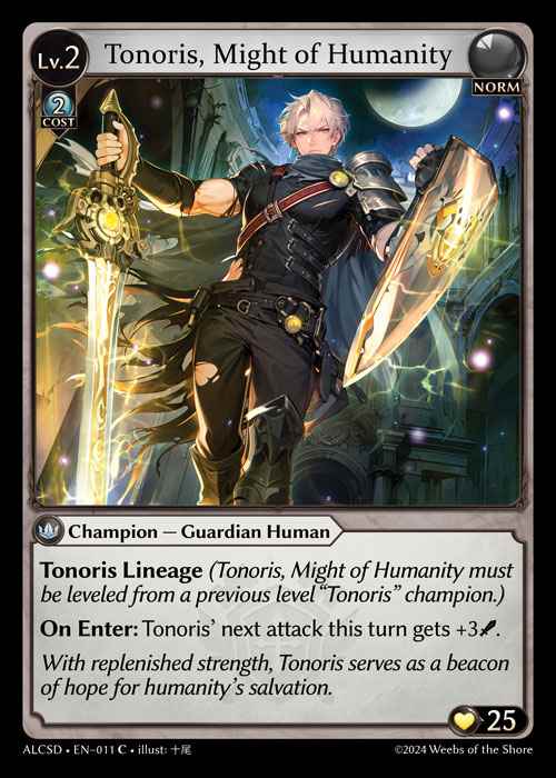 [Norm] Tonoris, Might of Humanity [ALCSD011-C]