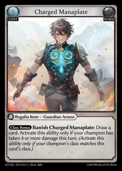 [Norm] Charged Manaplate [ALCSD015-U]