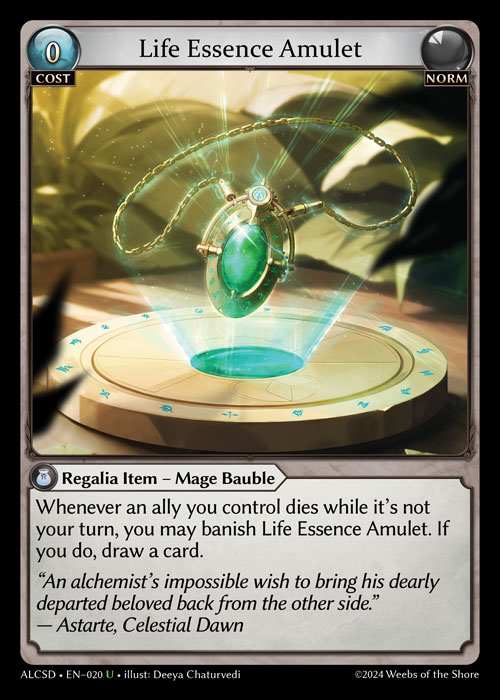 [Norm] Life Essence Amulet [ALCSD020-U]