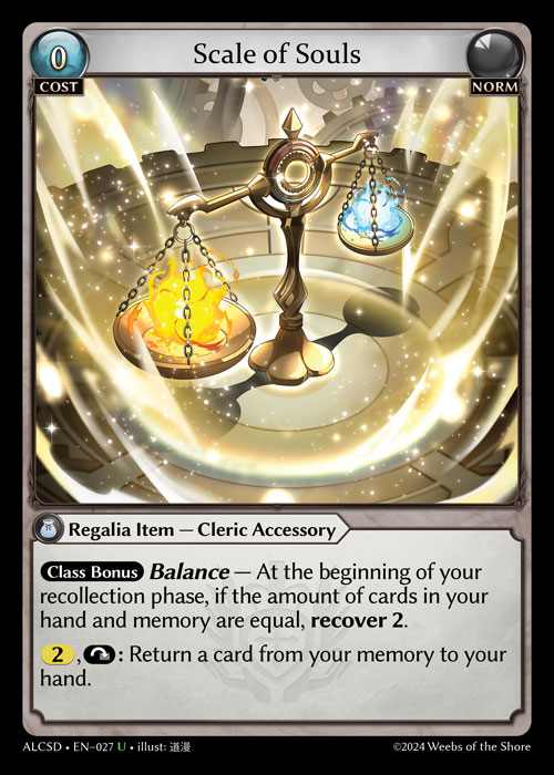 [Norm] Scale of Souls [ALCSD027-U]
