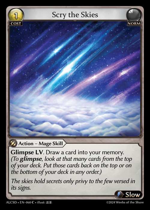 [Norm] Scry the Skies [ALCSD060-C]