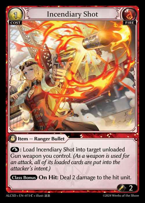 [Fire] Incendiary Shot [ALCSD073-C]
