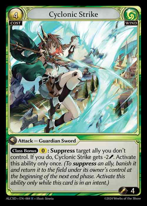 [Wind] Cyclonic Strike [ALCSD084-R]