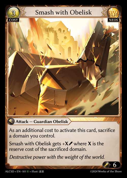 [Neos] Smash with Obelisk [ALCSD101-U]