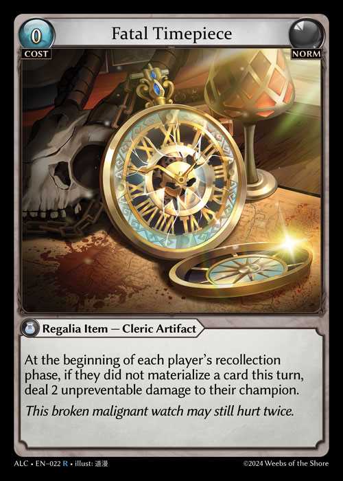 [Norm] Fatal Timepiece [ALC022-R]