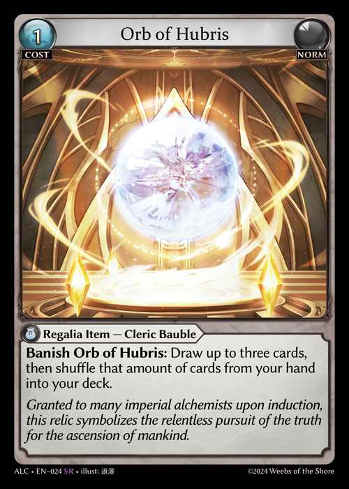 [Norm] Orb of Hubris [ALC024-SR]