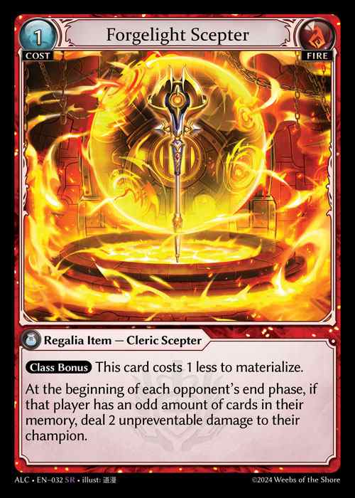 [Fire] Forgelight Scepter [ALC032-SR]