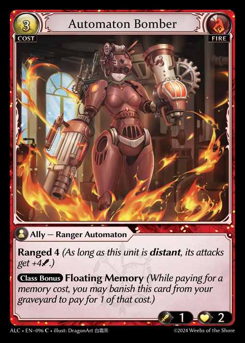 [Fire] Automaton Bomber [ALC096-C]