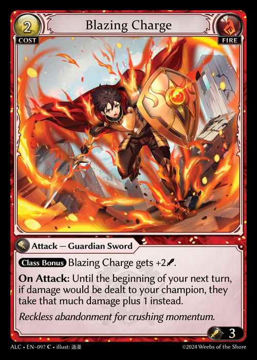 [Fire] Blazing Charge [ALC097-C]