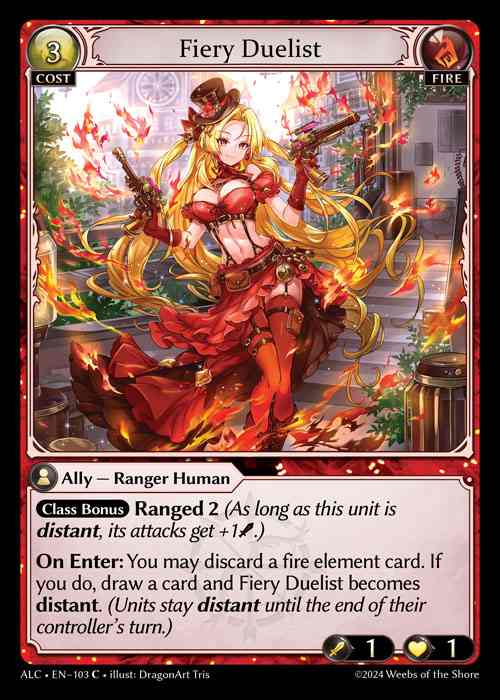 [Fire] Fiery Duelist [ALC103-C]