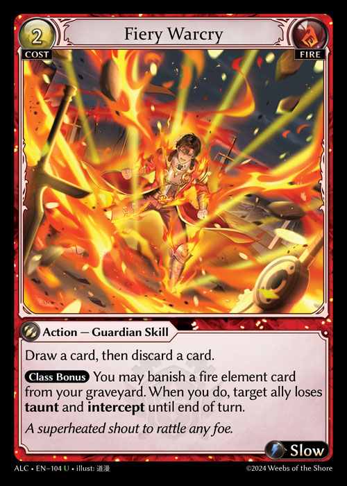 [Fire] Fiery Warcry [ALC104-U]