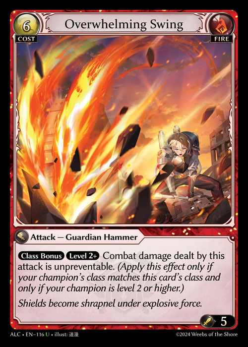 [Fire] Overwhelming Swing [ALC116-U]