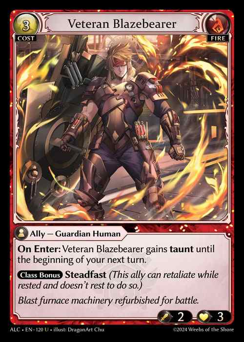 [Fire] Veteran Blazebearer [ALC120-U]