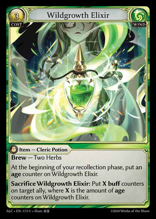 [Wind] Wildgrowth Elixir [ALC173-U]