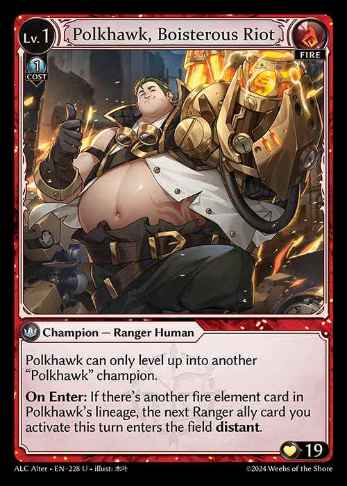 [Fire] Polkhawk, Boisterous Riot [AL-ALC-228-U]