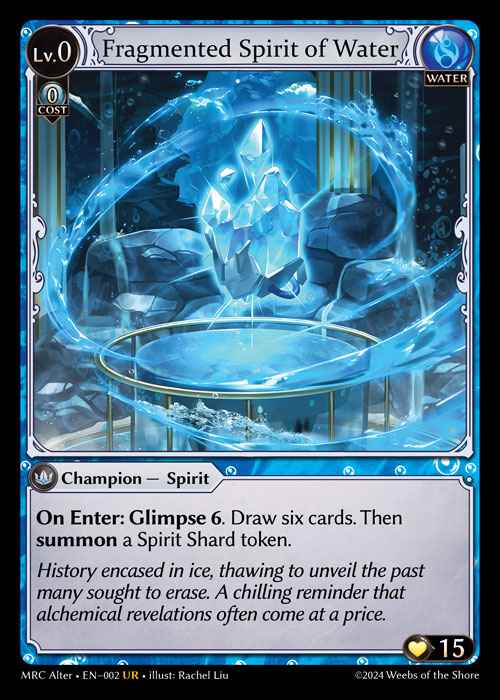 [Water] Fragmented Spirit of Water [AL-MRC-002-UR]