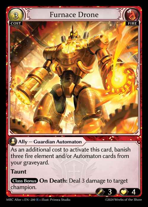[Fire] Furnace Drone [AL-MRC-200-R]