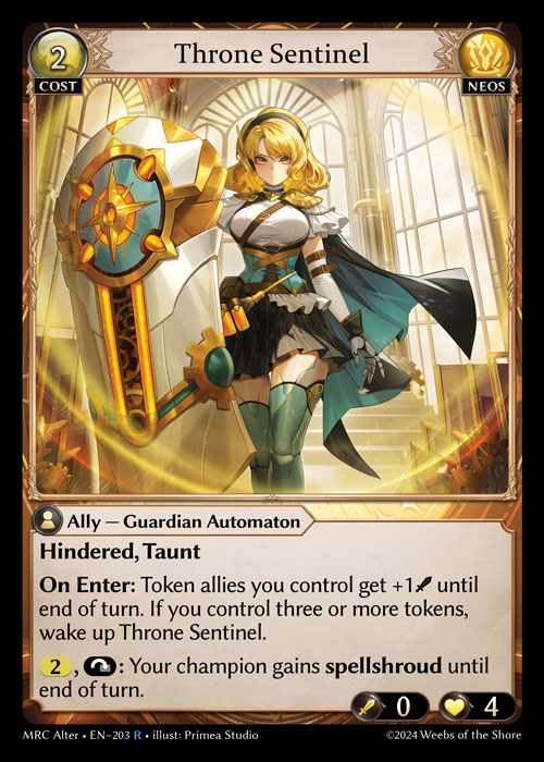 [Neos] Throne Sentinel [AL-MRC-203-R]