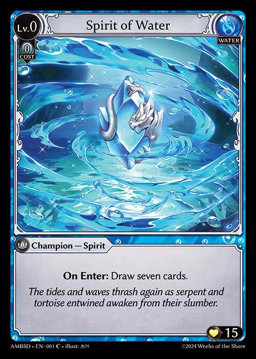 [Water] Spirit of Water [AMBSD001-C]