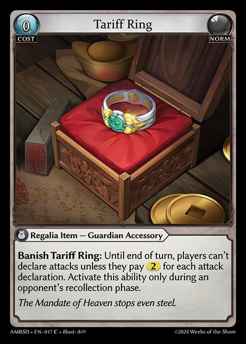 [Norm] Tariff Ring [AMBSD017-C]