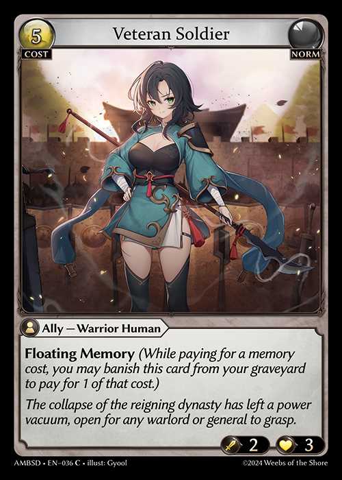 [Norm] Veteran Soldier [AMBSD036-C]