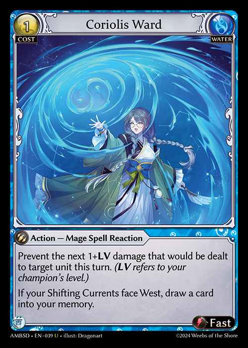 [Water] Coriolis Ward [AMBSD039-U]
