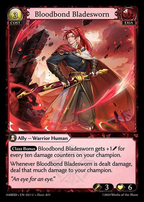 [Exia] Bloodbond Bladesworn [AMBSD051-U]