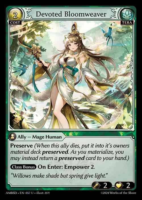 [Tera] Devoted Bloomweaver [AMBSD057-U]