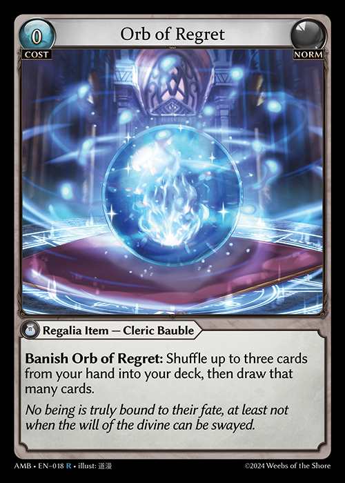 [Norm] Orb of Regret [AMB018-R]