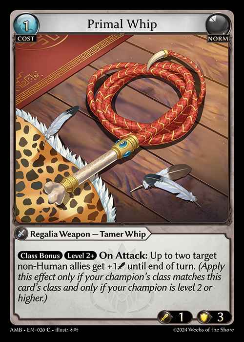 [Norm] Primal Whip [AMB020-C]