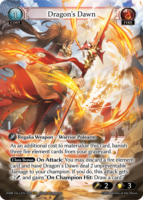 [Fire] Dragon’s Dawn [AMB022-UR]