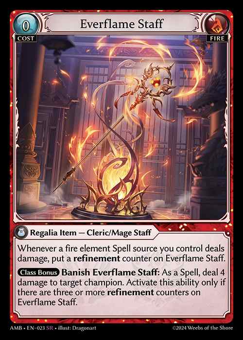 [Fire] Everflame Staff [AMB023-SR]