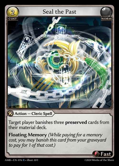 [Norm] Seal the Past [AMB076-R]