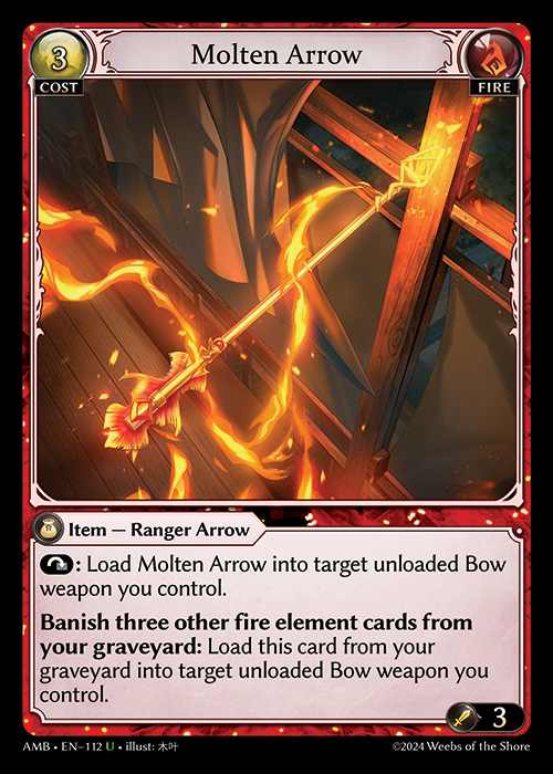 [Fire] Molten Arrow [AMB112-U]