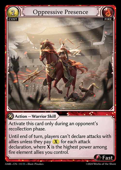 [Fire] Oppressive Presence [AMB113-R]