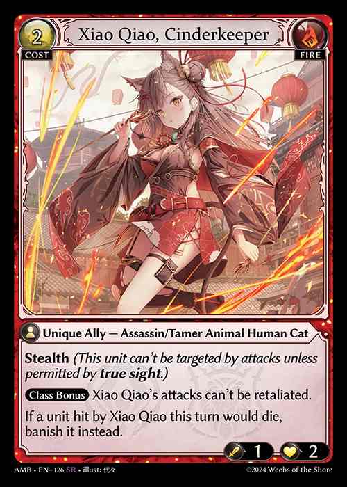 [Fire] Xiao Qiao, Cinderkeeper [AMB126-SR]