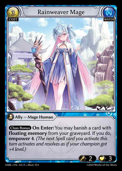 [Water] Rainweaver Mage [AMB145-R]