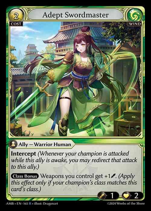 [Wind] Adept Swordmaster [AMB165-R]