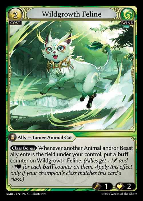 [Wind] Wildgrowth Feline [AMB197-C]