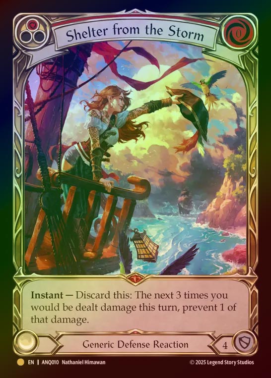 【RF】【EN】[Generic] 嵐からの避難/Shelter from the Storm [ANQ010-Gold]