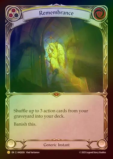 【RF】【EN】[Generic] 追憶/Remembrance [ANQ026-Gold]