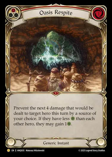 【EN】[Generic] オアシスでの休憩/Oasis Respite [ANQ035-Gold]