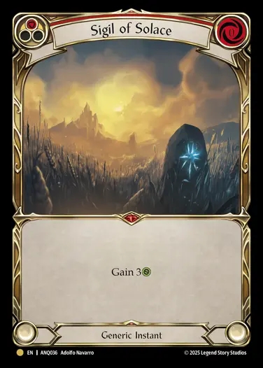 【EN】[Generic] 癒しの印/Sigil of Solace [ANQ036-Gold]