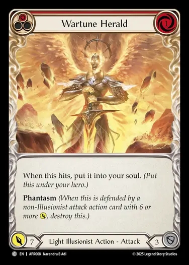 【EN】[Light Illusionist] Wartune Herald(red)  [APR008-C]