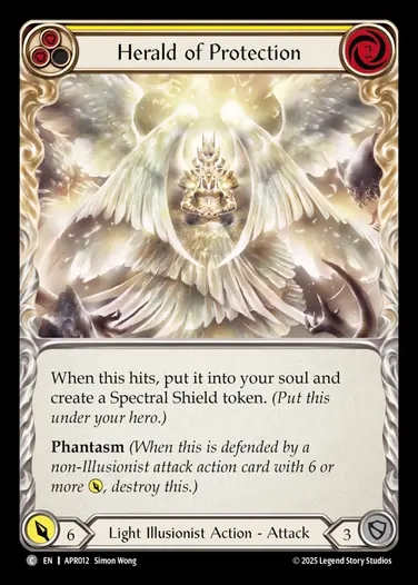 【EN】[Light Illusionist] Herald of Protection(yellow)  [APR012-C]
