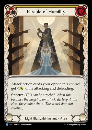 【EN】[Light Illusionist] Parable of Humility(yellow)  [APR020-R]