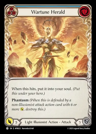 【EN】[Light Illusionist] Wartune Herald(blue) [APR023-C]